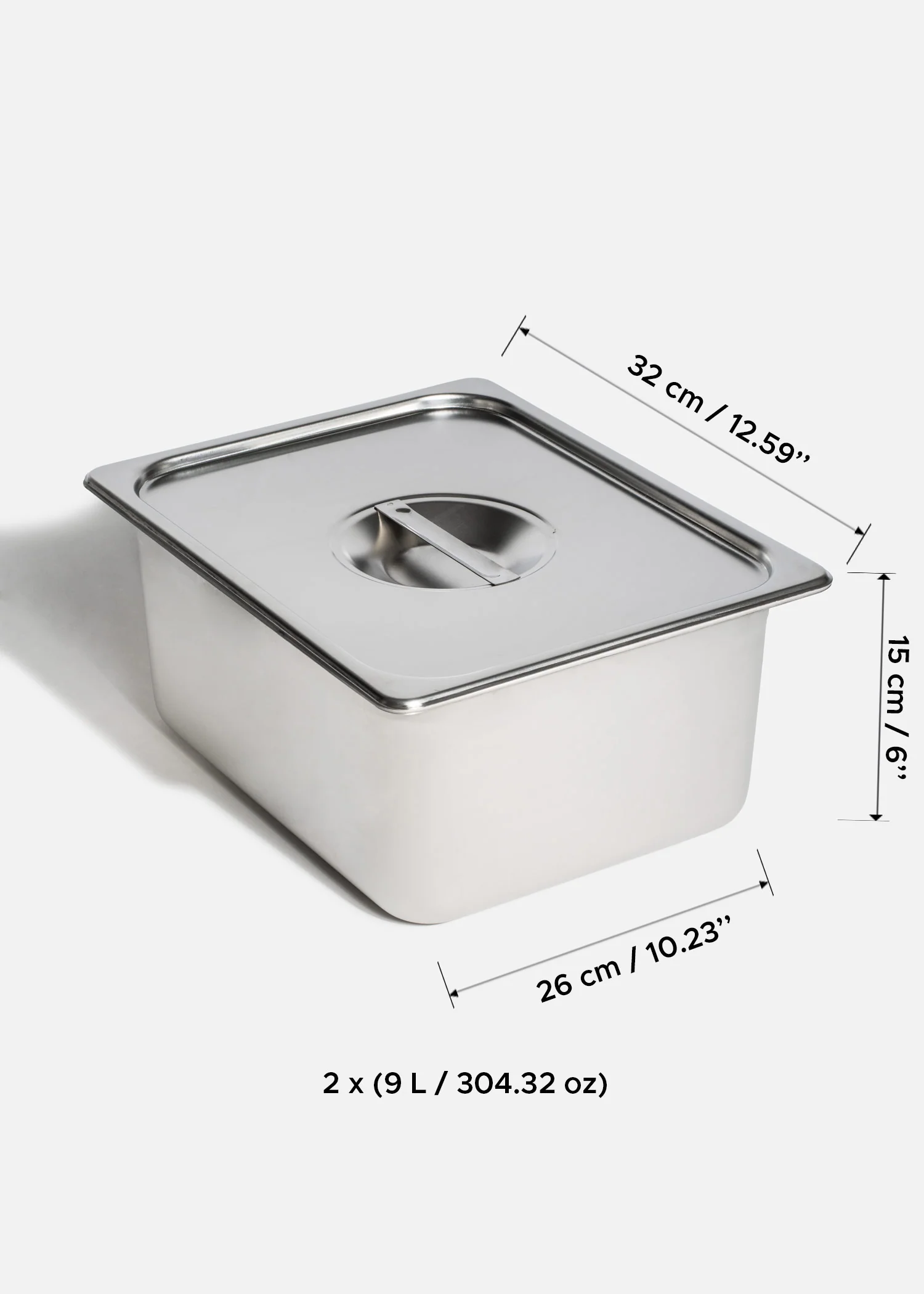 Chafer eléctrico de acero inoxidable plata con 2 insertos medios 9 Litros c/u 1200 watts 11OV - Imagen 8
