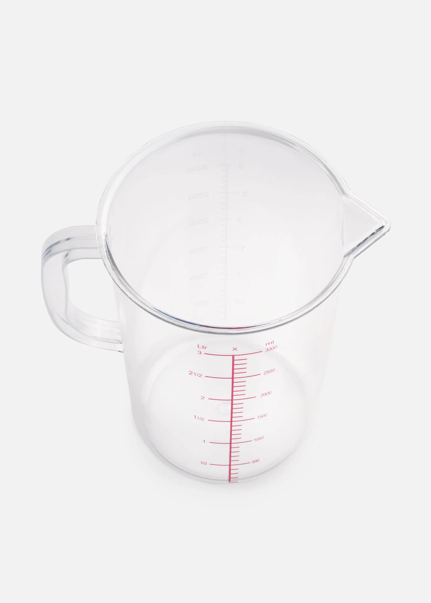 Jarra medidora de policarbonato transparente económica 3 L - Imagen 3